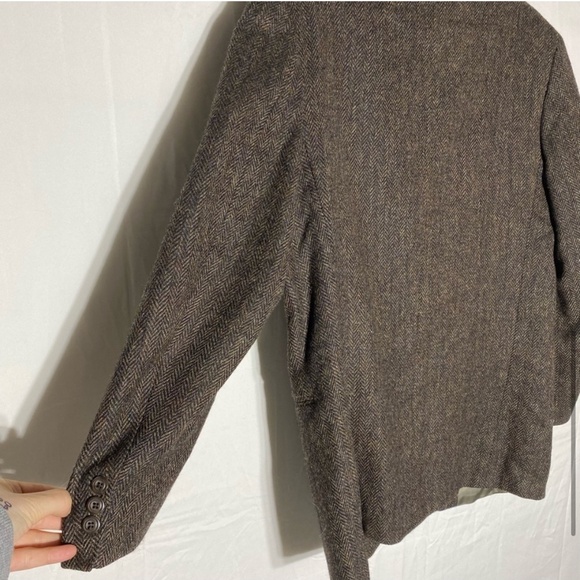 Vintage Club International Brown Pure New Wool Blazer 40R - Picture 6 of 14